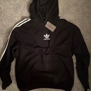 Balenciaga Black Hoodie Size M